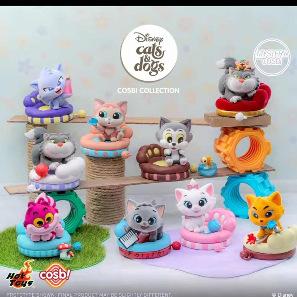 Disney Cats And Dogs Cosb! Collection Mystery Figure Blind Box Dinah Cat